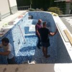 POSTAVLJANJE LED TRAKE U BAZENU