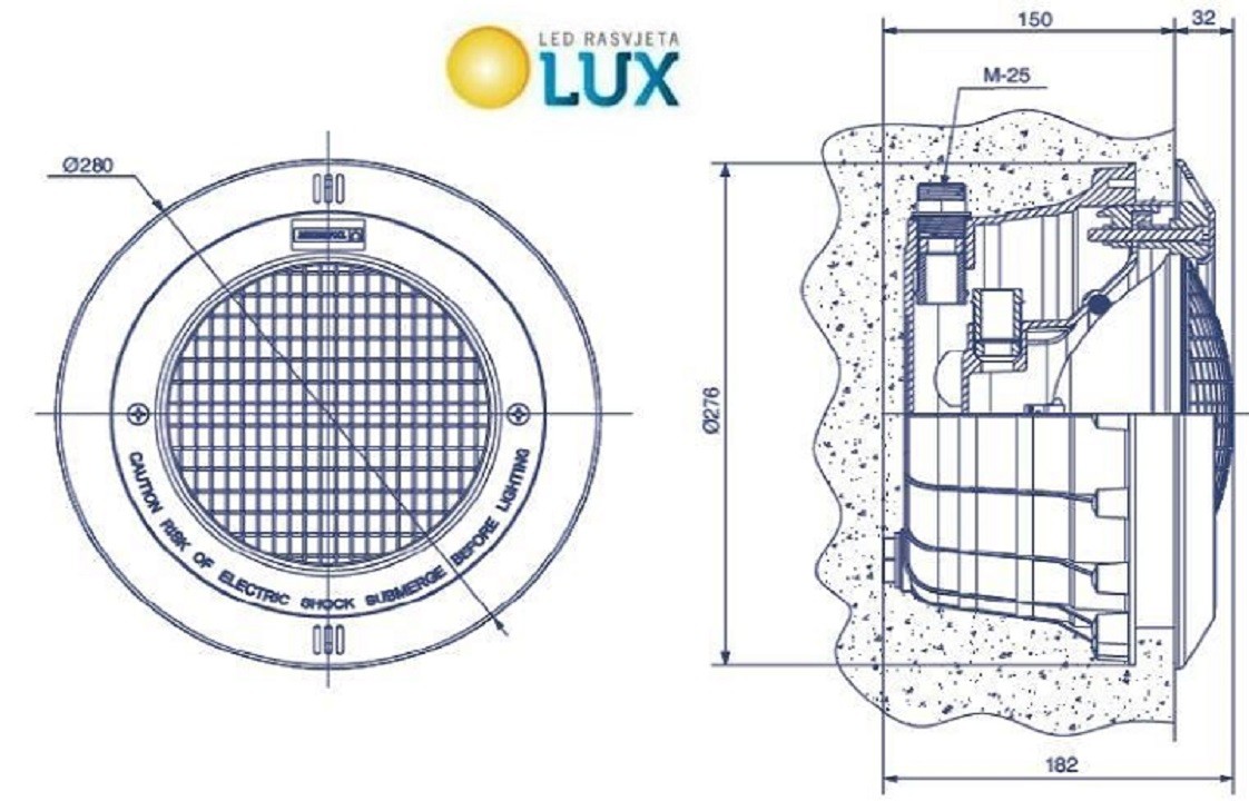 Lampa za bazen 1 Lampa za bazen 1