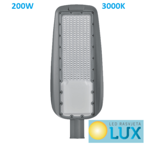 LED ULIČNA SVJETILJKA PRAGUE 200W 3000K IP65 120 lm/W