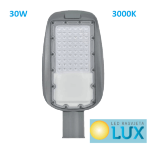 LED ULIČNA SVJETILJKA PRAGUE 30W 3000K IP65 120 lm/W