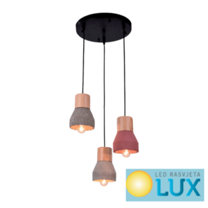 CITSEJAM VISILICA 3XE27 RAZNOBOJNO