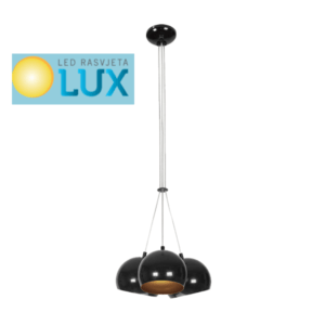 LRAEP VISILICA 3XE27 CRN ZLATO