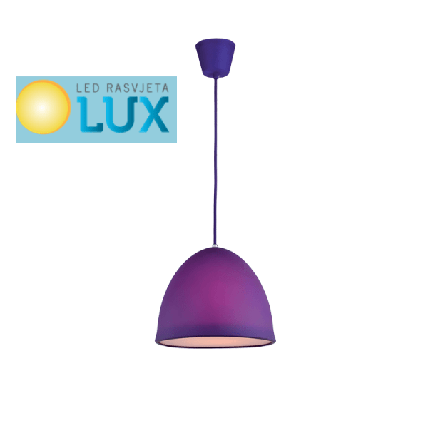 YOJ VISILICA 1XE27 LJUBIČASTA D250mm