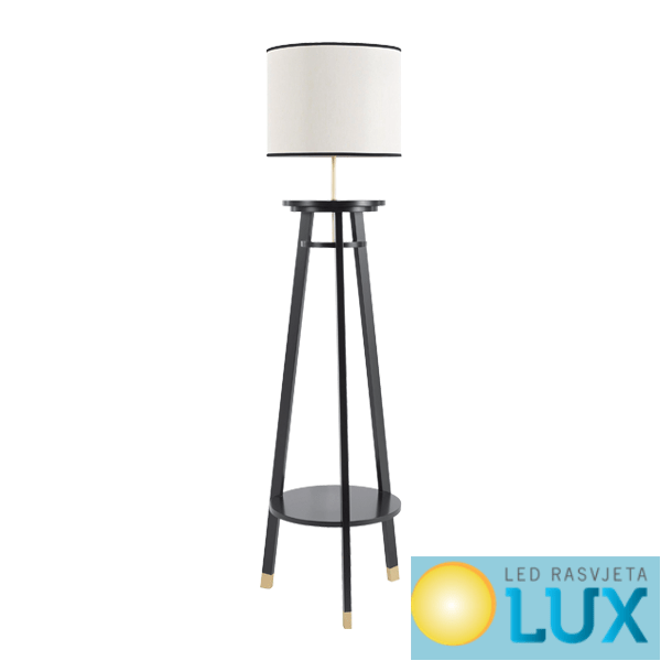 CARO STAJAĆA PODNA SVJETILJKA 1ХE27 CRNA