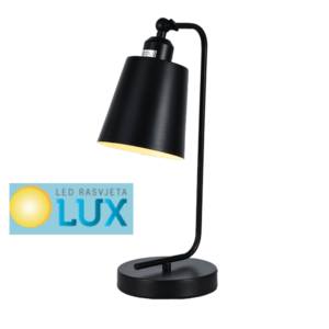 DERE STOLNA LAMPA 1xE27 CRNA