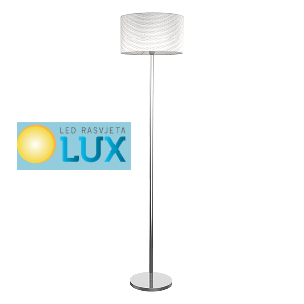 IN STAJAĆA PODNA SVJETILJKA 1XE14 BIJELA KROM