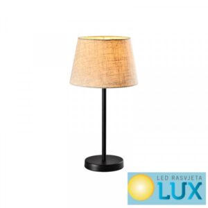 LORE STOLNA LAMPA 1XE27 CRNA LAN