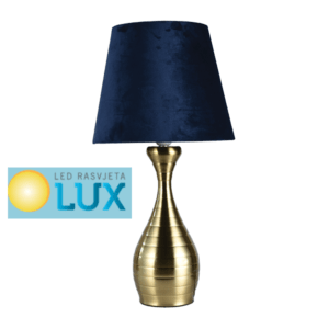 MON STOLNA LAMPA 1XE27 MJED PLAVA