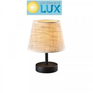 NICOL STOLNA LAMPA 1XE27 CRNA LAN