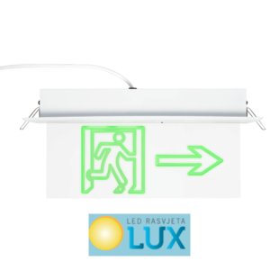 LED PANIK SVJETILJKA UGRADNA STRELICA BOČNO