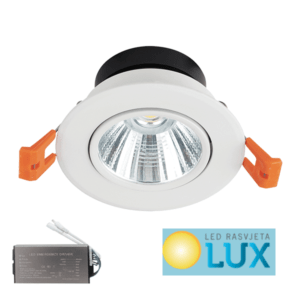 LED USMJERENA SVJETILJKA 20W 230V BIJELA IP44 PANIK MODUL