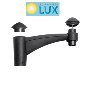 NOSAČ ZA STUP 1L ZA MONTAŽU NA STUP CRNI