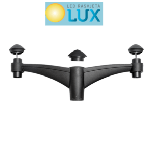 NOSAČ ZA STUP 2L ZA MONTAŽU NA STUP CRNI