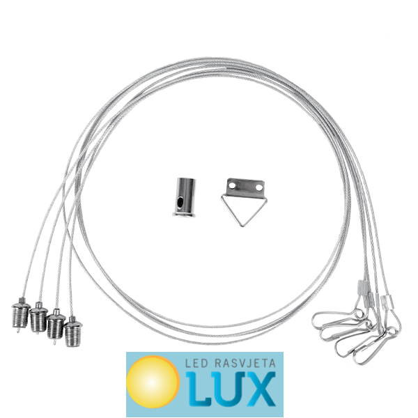 OVJESNI PRIBOR SAJLA ZA LED PANEL 4 KOM SET