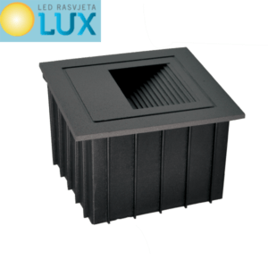 L1 UGRADBENA LED SVJETILJKA 2W 4000K IP65 CRNA