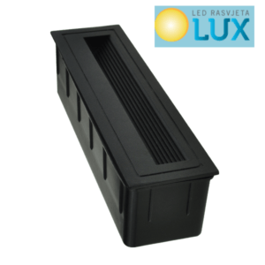 L4 UGRADBENA LED SVJETILJKA 5W IP65 CRNA