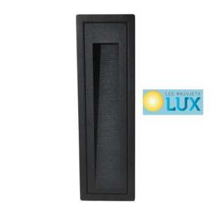 L5 UGRADBENA LED SVJETILJKA 5W IP65 CRNA