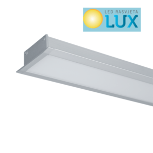 LED PROFILI UGRADNI S48 32W 6500K 1500MM SIVI