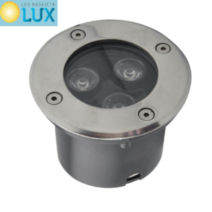 LF1 LED VANJSKA PODNA UGRADBENA SVJETILJKA 3W IP67 220V ili 24V 15°