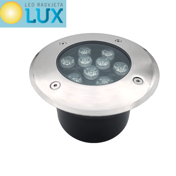 LF1 LED VANJSKA PODNA UGRADBENA SVJETILJKA 9W IP67 220V ili 24V 15°