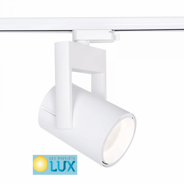 4 LINIJE LFTL35 COB TRAČNI REFLEKTOR 35W 6000K 38° BIJELI