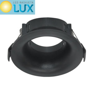 SVJETILJKA DUBOKA UGRADBENA LEL-R1 CRNA