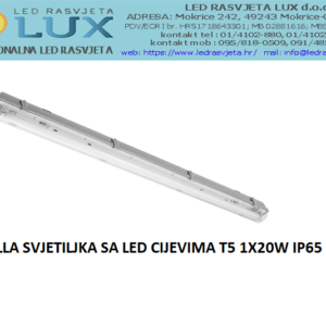 LBELLA SVJETILJKA SA LED CIJEVIMA T5 1X20W 4000K IP65