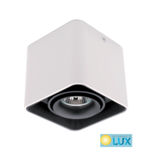 JEDNOSTRUKA KVADRAT NADGRADNA LDL-044 CRNO BIJELA