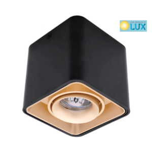 JEDNOSTRUKA KVADRAT NADGRADNA LDL-044 ZLATNO CRNA