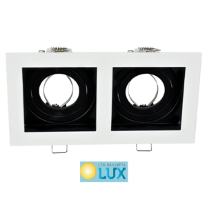 LEL-110SQ2 UGRADNA USMJERENA SVJETILJKA GU10 CRNO BIJELA