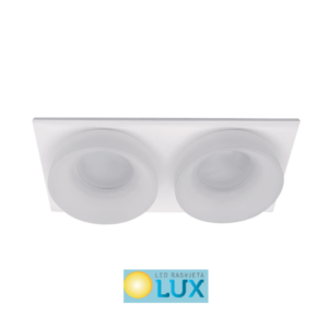 LSA-045-2 DVOSTRUKA KVADRATNA UGRADNA BIJELA