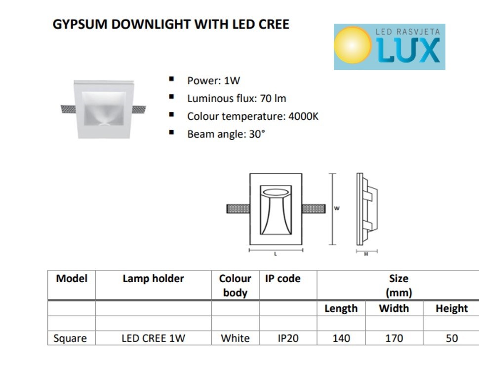 UGRADBENA GIPSANA CREE
