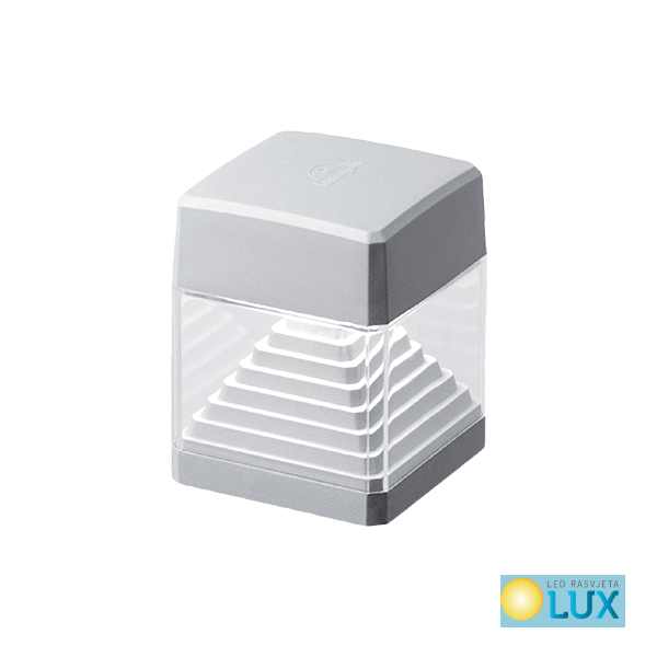 LED VRTNA ZIDNA SVJETILJKA LESTER 10W 4000K IP55 SIVA