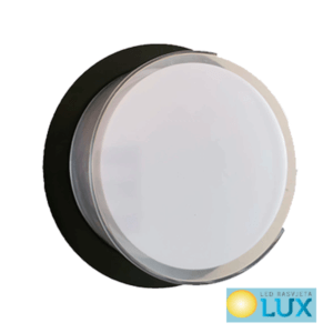 LED ZIDNA SVJETILJKA 12W 4000K IP44 GRFL342 CRNA