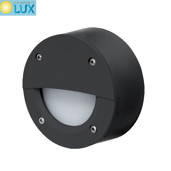 LED ZIDNA SVJETILKA EXTRA LETIL 100RER 3W CCT IP66 CRNA