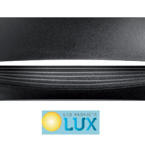 UGRADNA SVJETILJKA LETIL 300HS 1XE27 IP66 CRNA