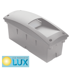 UGRADNA SVJETILJKA LETIL 300HVP 1XE27 IP66 SIVA
