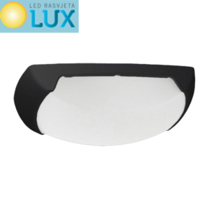 ZIDNA SVJETILJKA FRANCY LOP E27 IP66 230V CRNA