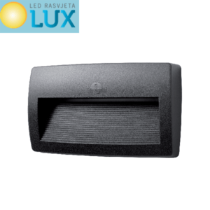 ZIDNA SVJETILJKA LORENZAL 270 LED 10.5W CCT IP55 CRNA