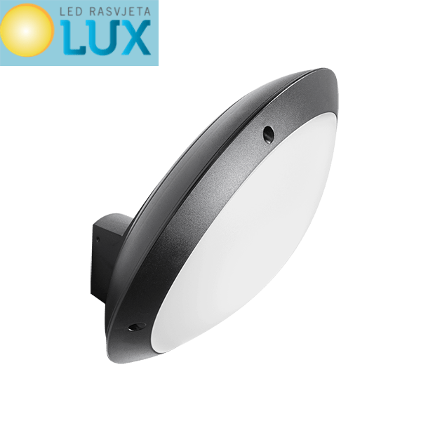 ZIDNA SVJETILJKA LUCIAL E27 IP66 CRNA