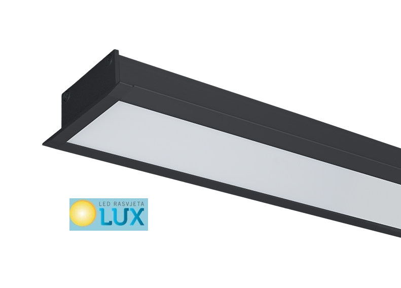 LED PROFIL JAKE SNAGE UGRADBENI LS48 64W 4000K CRNI