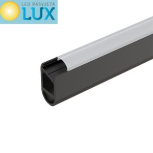 ALUMINIJSKI PROFIL ZA ORMAR 2,5 M CRNI