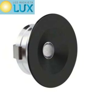 UGRADNA LED RASVJETA 12V 2.5W 3000K D28MM CRNA
