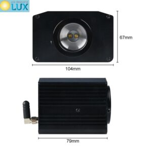 LED Generator za zvjezdano nebo sa efektom treperenja DW-16T Dual White Bluetooth