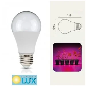 LED ŽARULJA ZA UZGOJ BILJA E27 11W 1200K