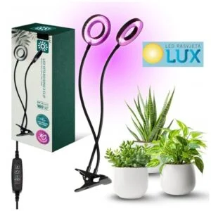 LED LAMPA ZA UZGOJ BILJA 8W 2 OKRUGLE