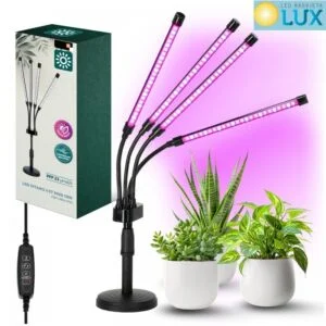LED LAMPA ZA UZGOJ BILJA 10W 4 GLAVE SAMOSTOJEČA
