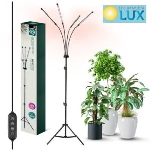 LED LAMPA ZA UZGOJ BILJA 30W 4 GLAVE SA STALKOM