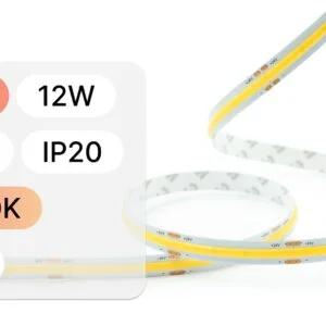10mm IP20 25m LED TRAKA 24V COB 12W 2700K