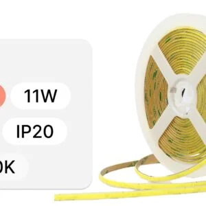 COB 5m LED TRAKA 24V 11W 480LED IP20 4000K 100lmW Ra90 8mm